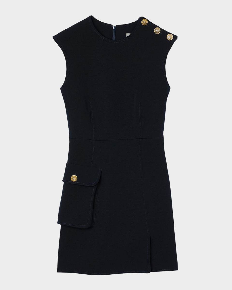 Nicole Heavy Crepe Mini Dress